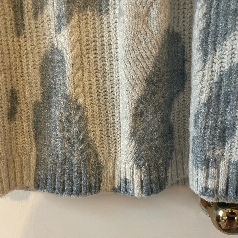 Cozy PILCRO Anthropologie Small Cowl Neck Knit Sweater - Soft Girl Aesthetic - Picture 6 of 7